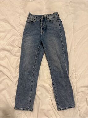 PacSun Women’s Straight Leg Jeans - Medium Blue Wash